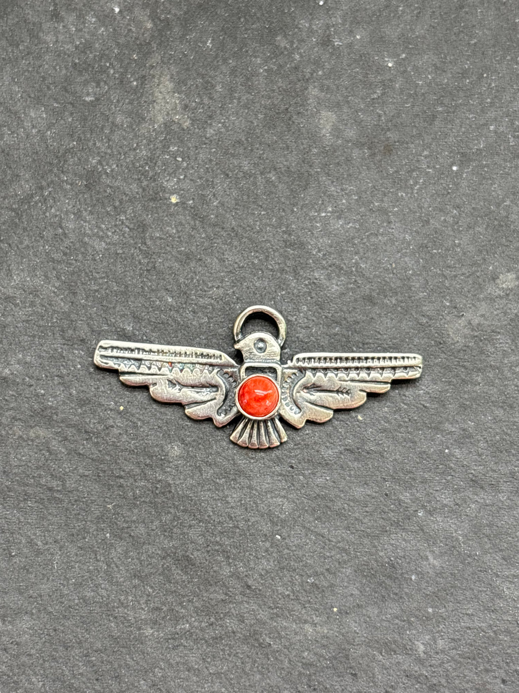 Red Spiny Oyster Thunderbird Charm
