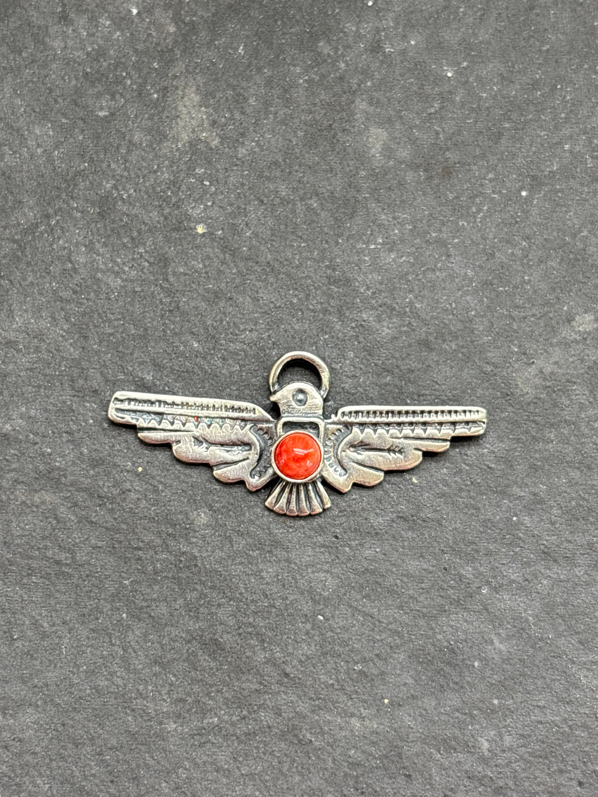 Red Spiny Oyster Thunderbird Charm