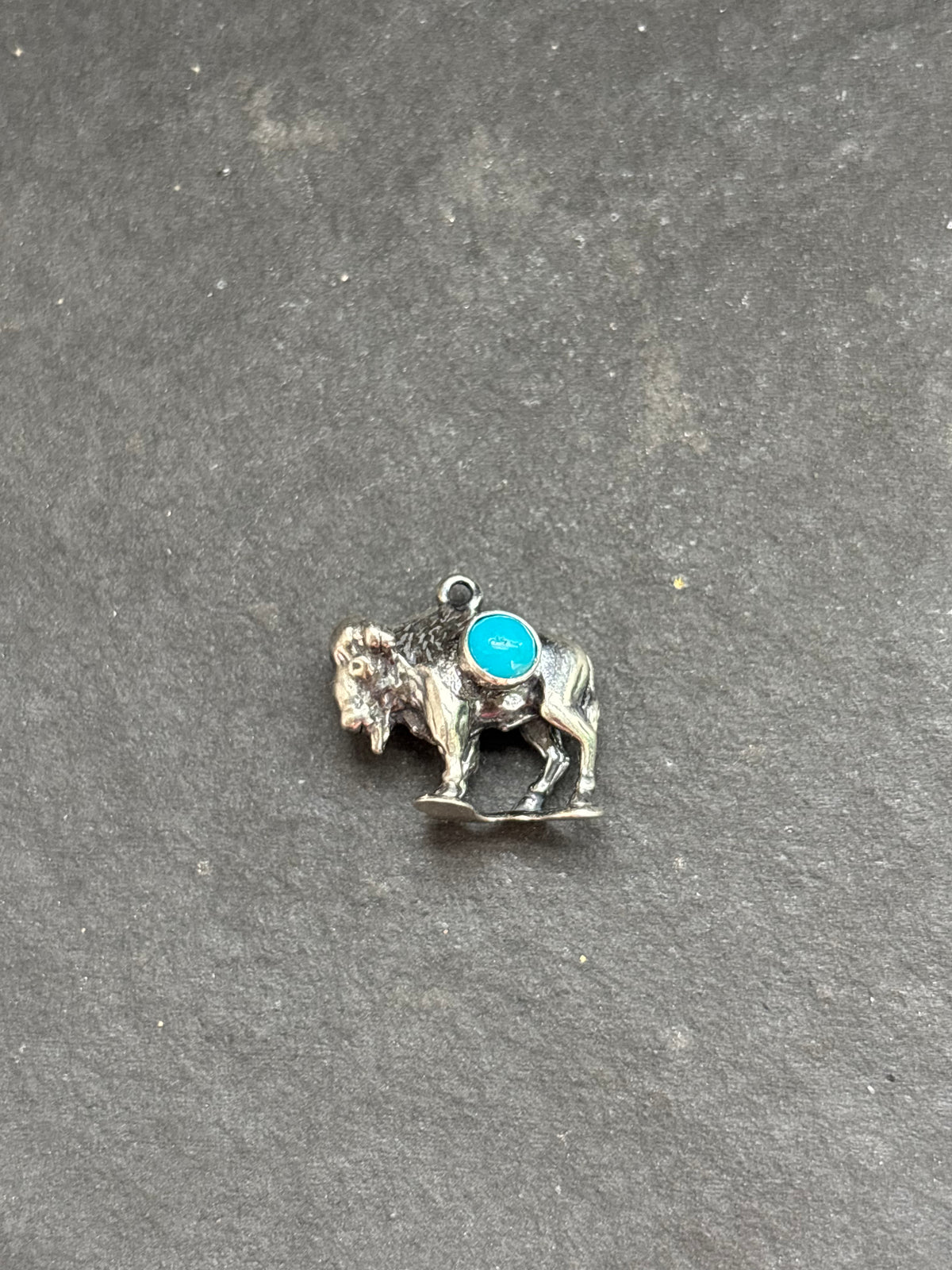 Kingman Turquoise Buffalo Charm