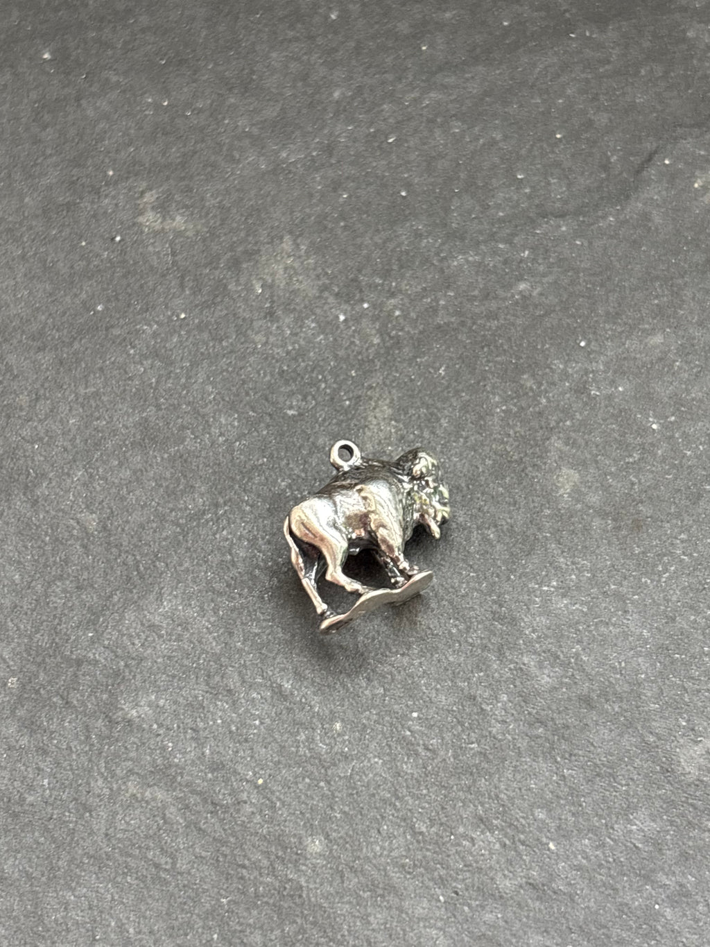 Kingman Turquoise Buffalo Charm