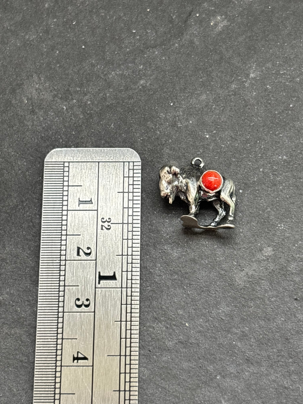 Red Spiny Oyster Buffalo Charm
