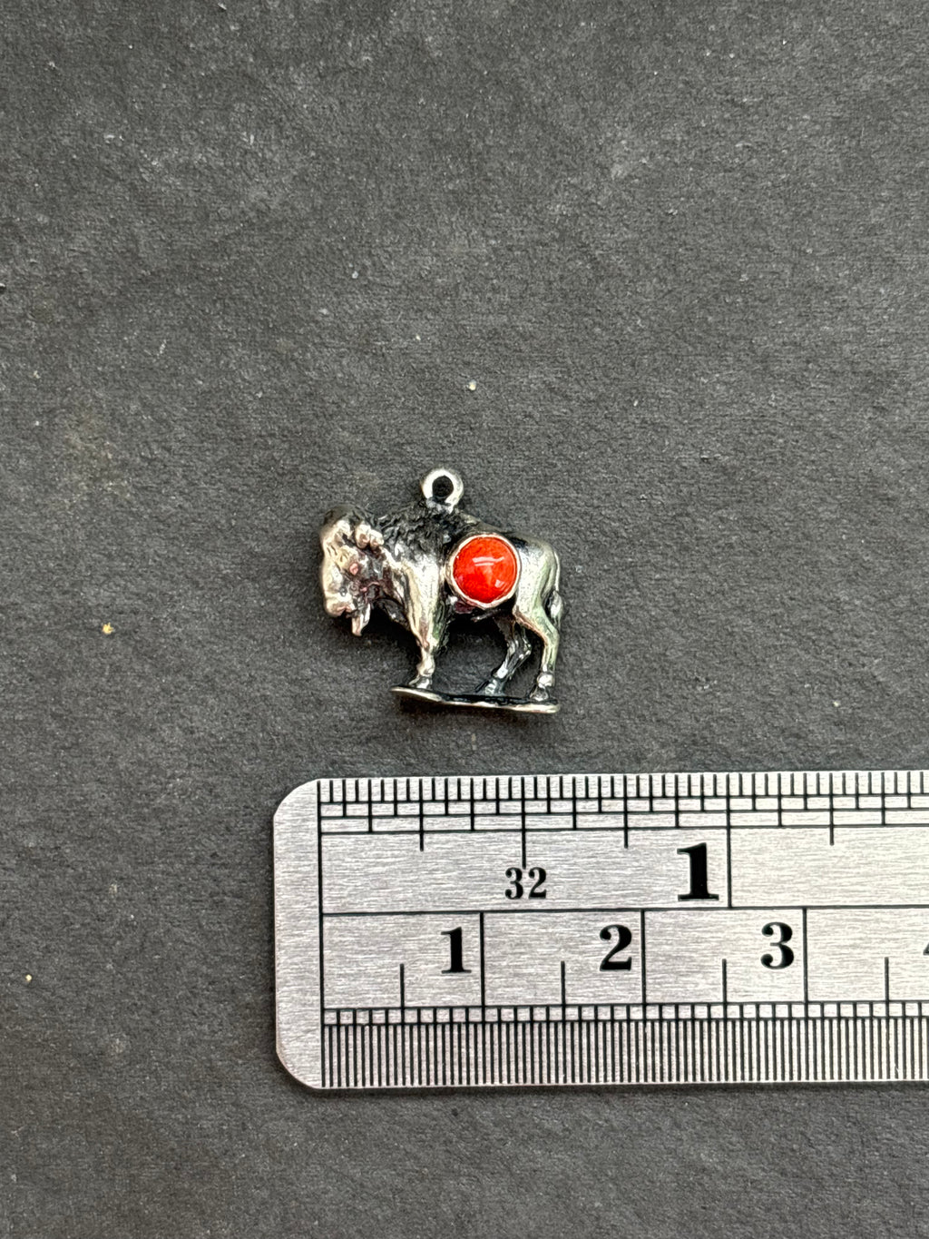 Red Spiny Oyster Buffalo Charm