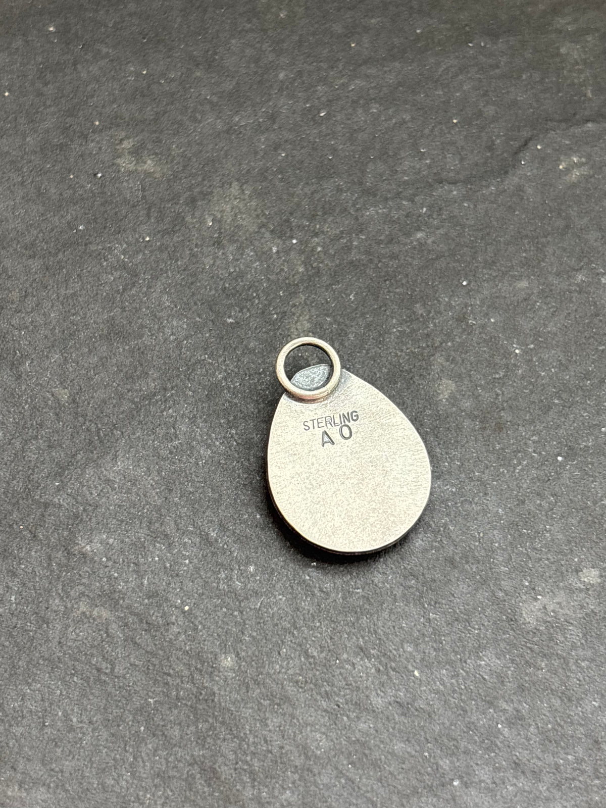 Purple Spiny Oyster Bear Track Charm