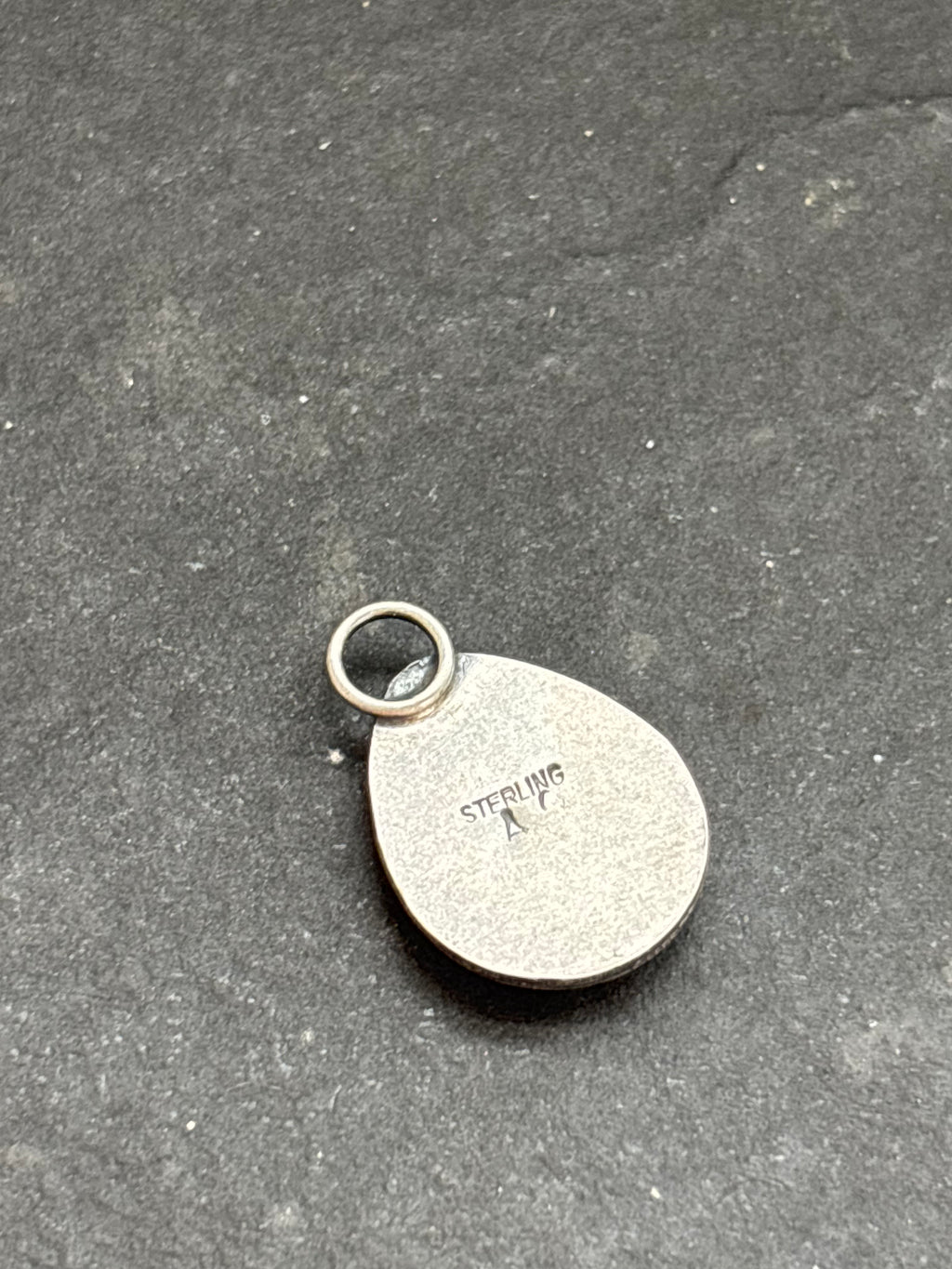 Red Spiny Oyster Bear Track Charm