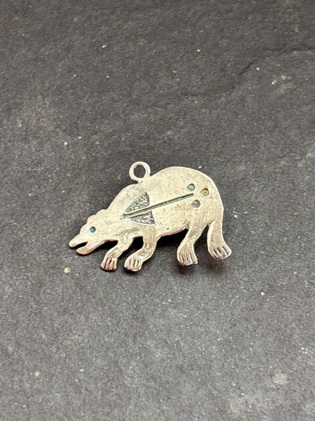 Orange Spiny Oyster Storyteller Bear Charm