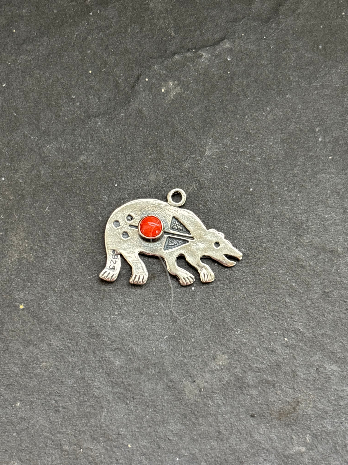 Red Spiny Oyster Storyteller Bear Charm
