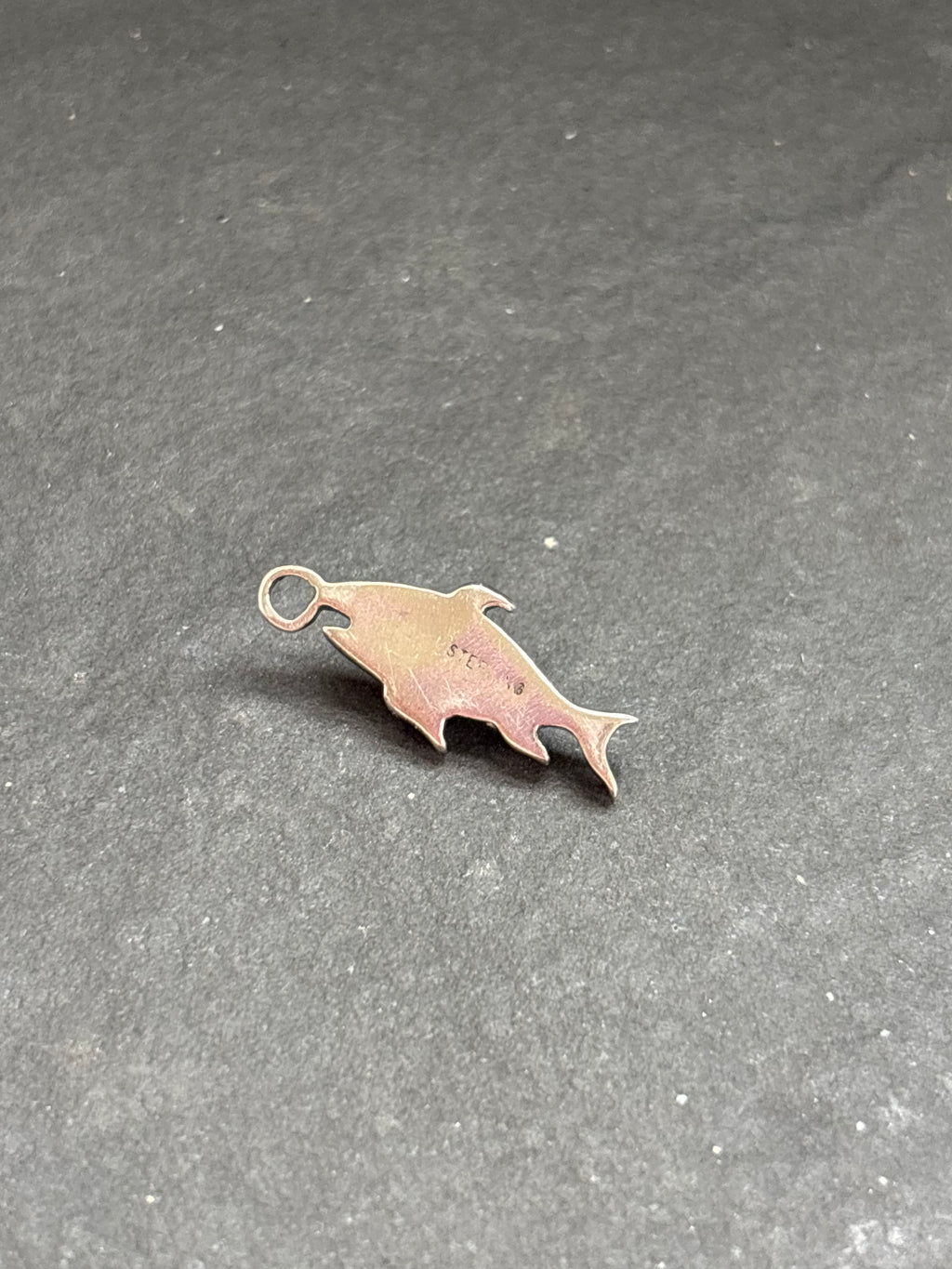 Sonoran Gold Turquoise Storyteller Fish Charm