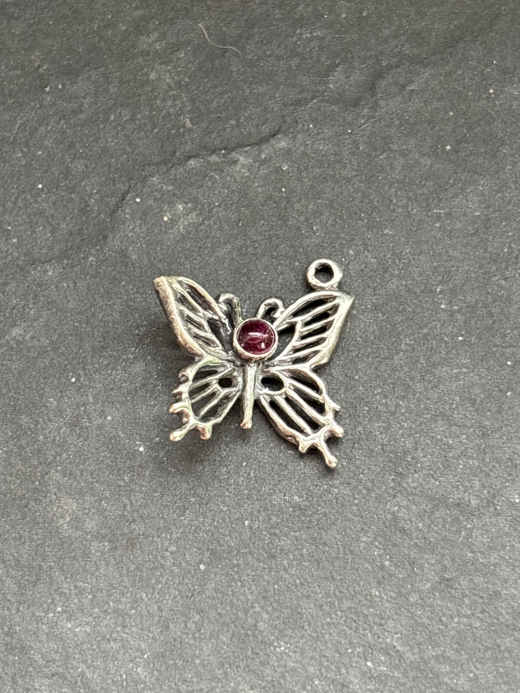 Purple Spiny Oyster Butterfly Charm