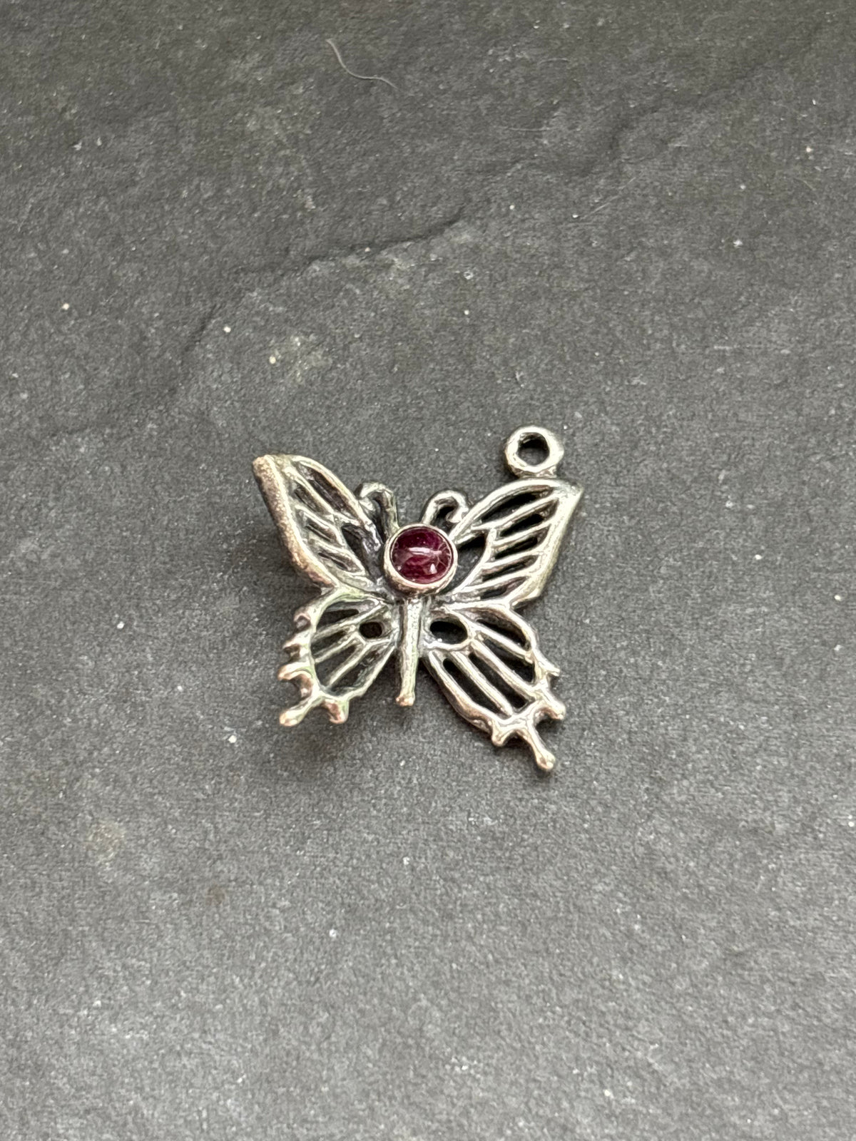 Purple Spiny Oyster Butterfly Charm