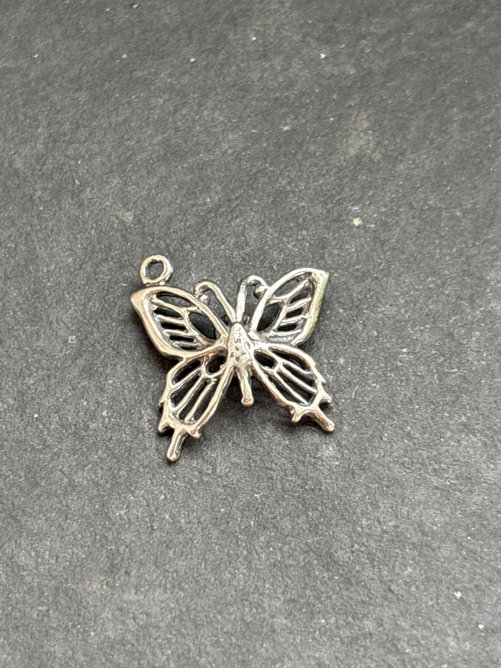 Purple Spiny Oyster Butterfly Charm