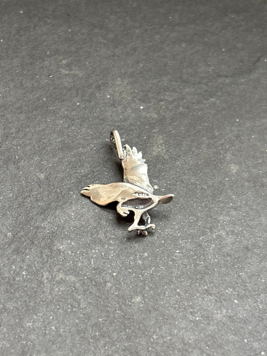 Kingman Turquoise Flying Eagle Charm