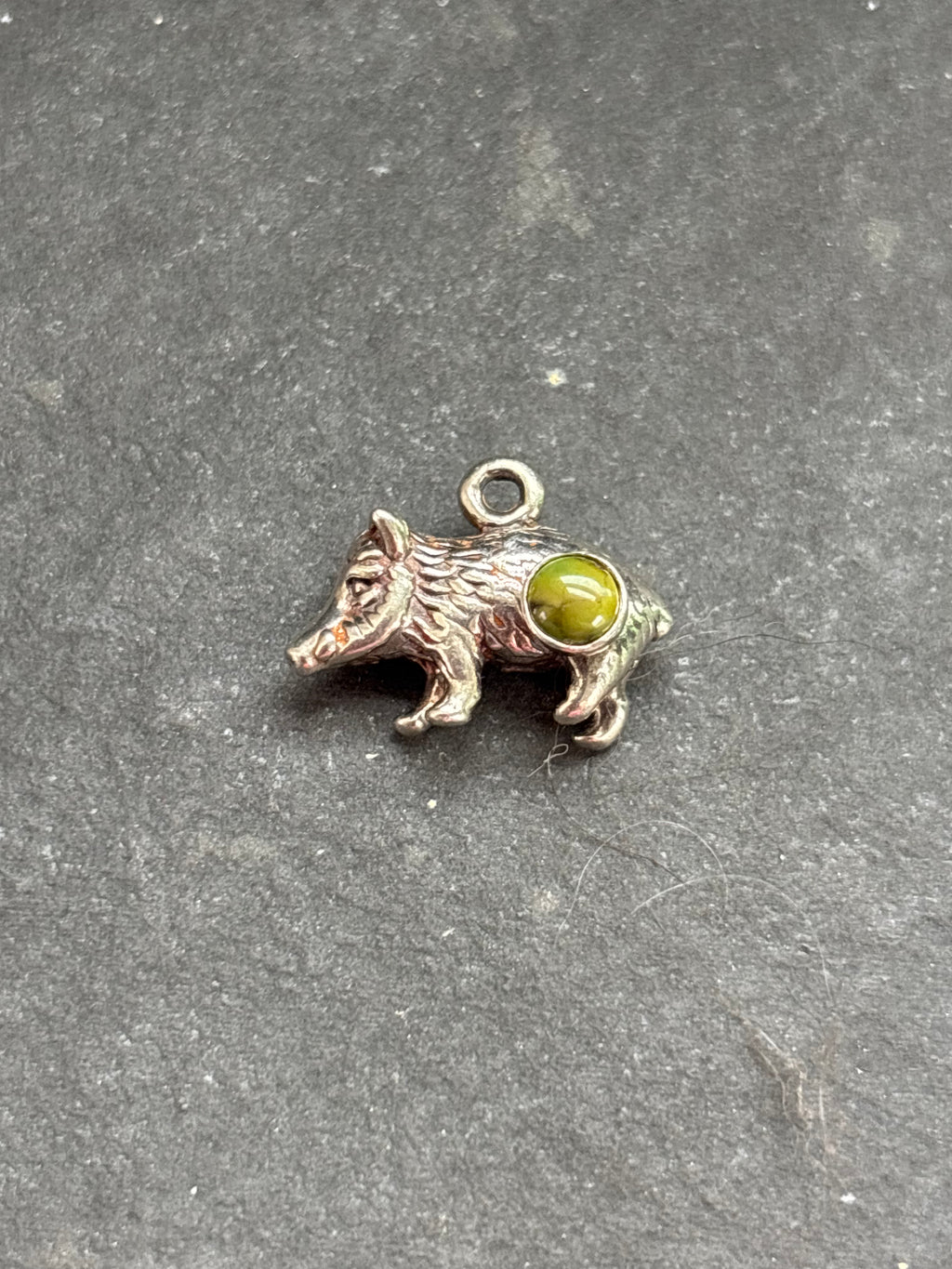 Sonoran Gold Turquoise Javelina Charm