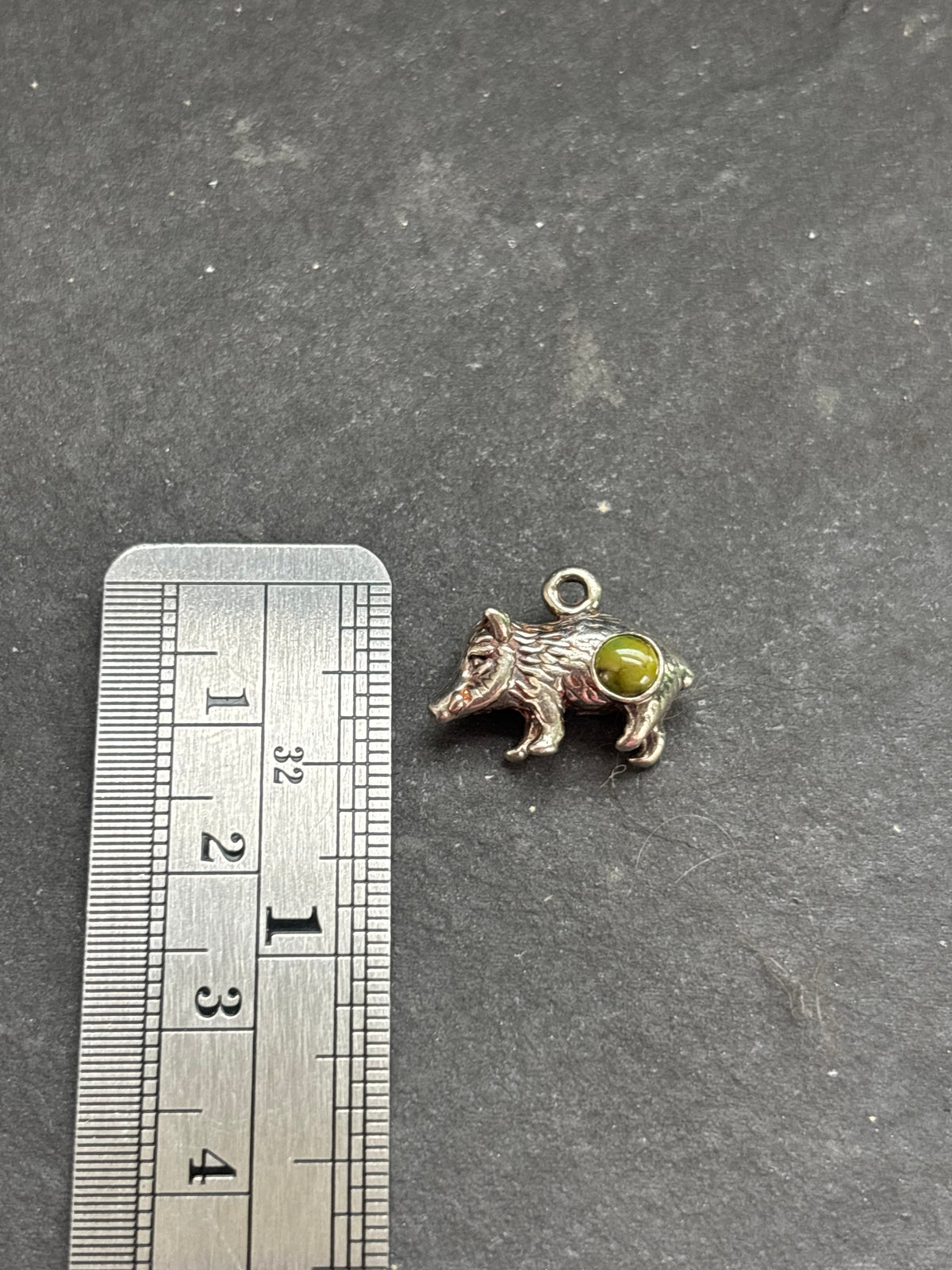 Sonoran Gold Turquoise Javelina Charm