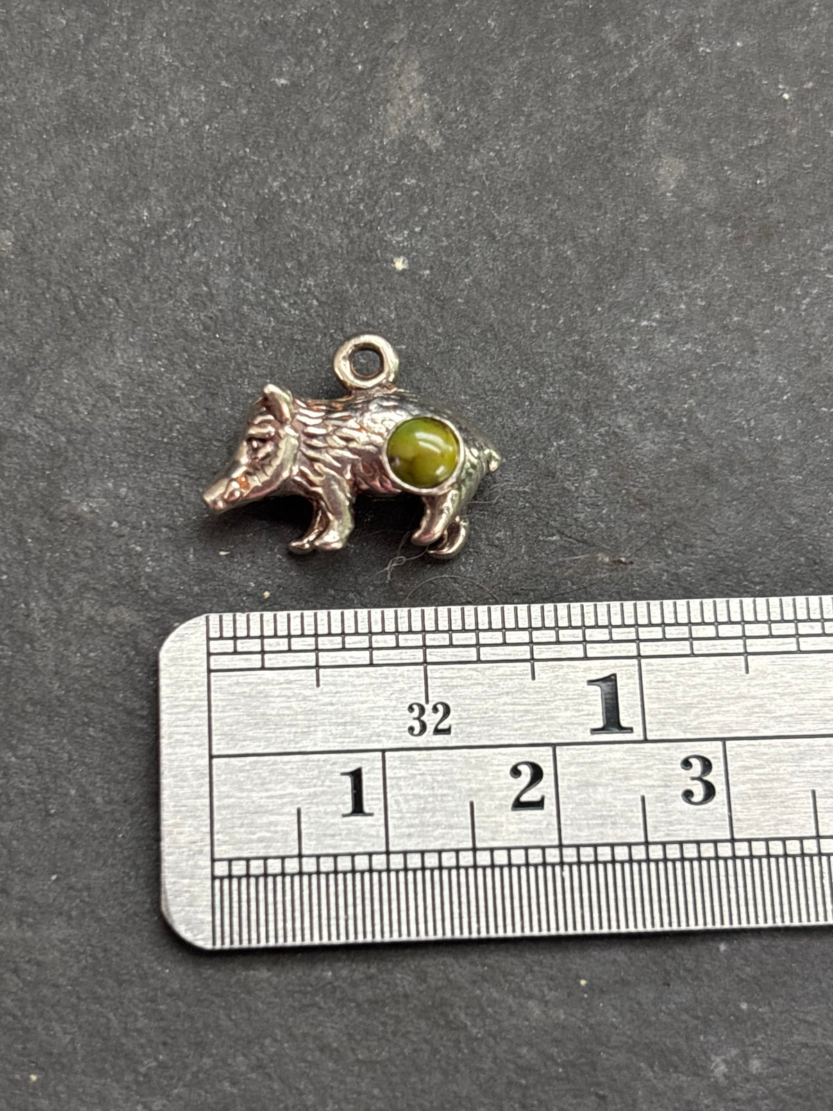 Sonoran Gold Turquoise Javelina Charm