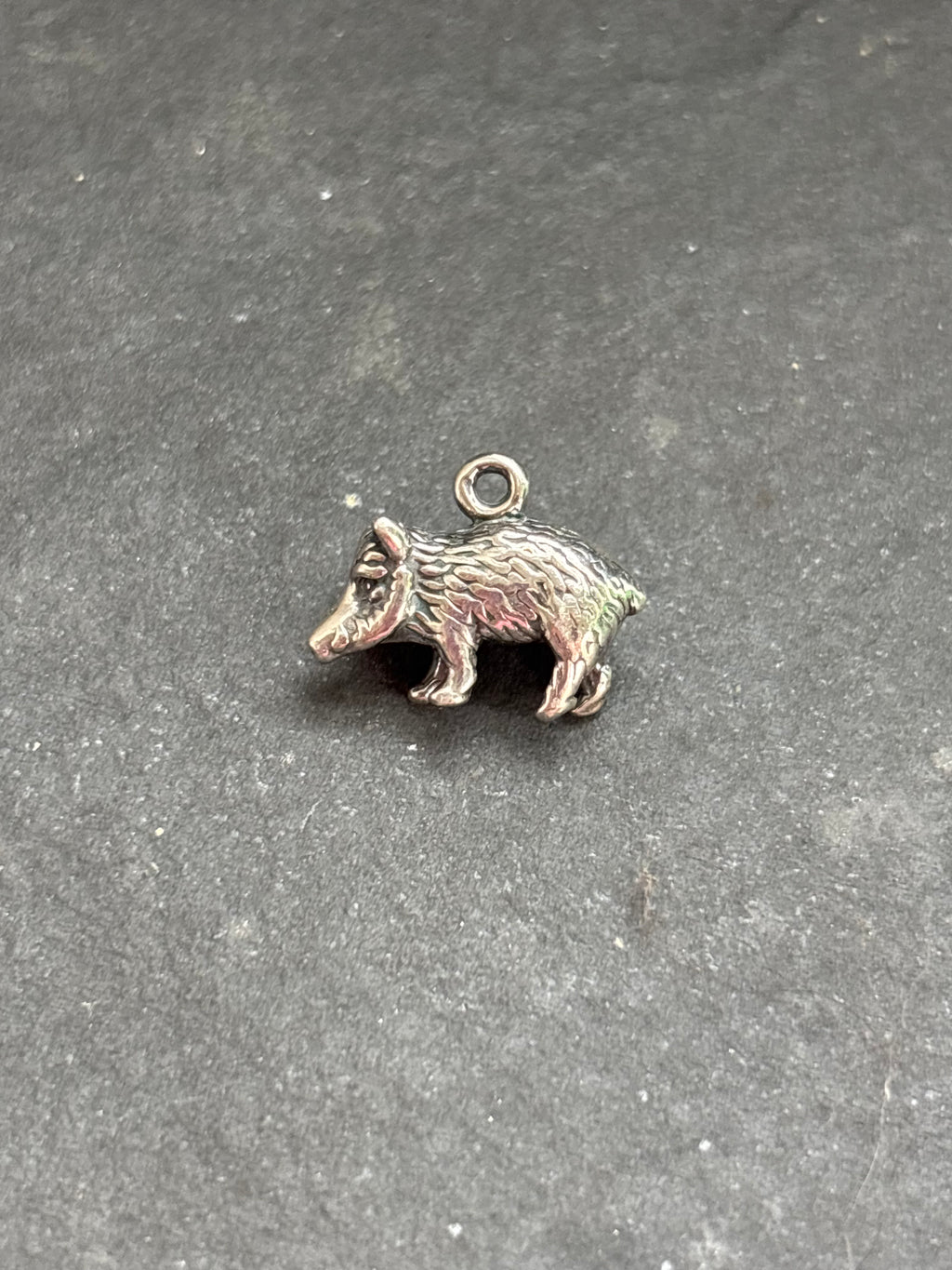Kingman Turquoise Javelina Charm