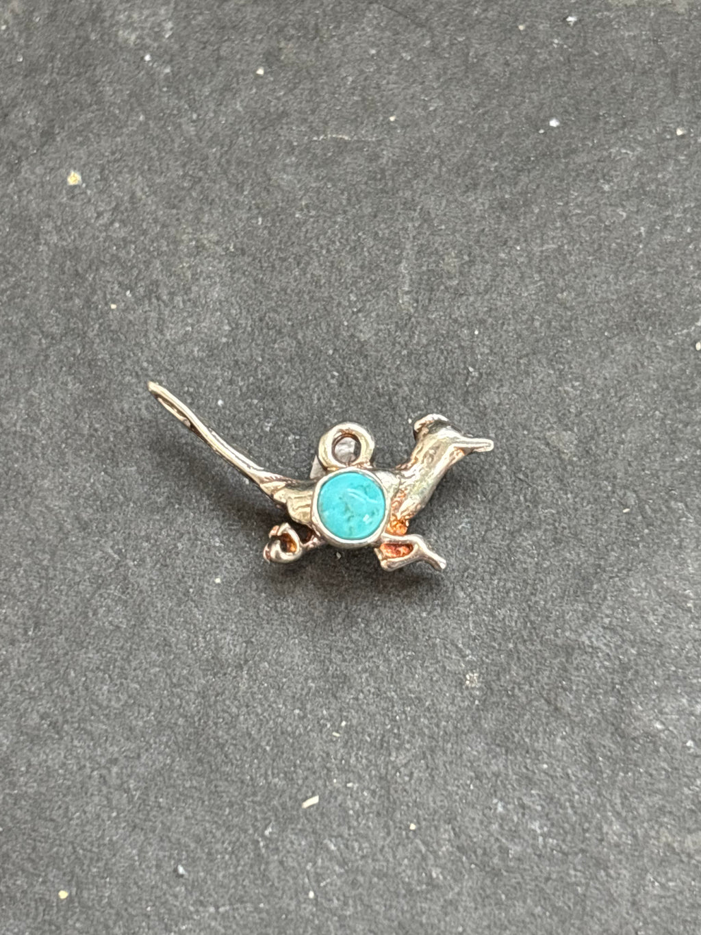 Kingman Turquoise Roadrunner Charm