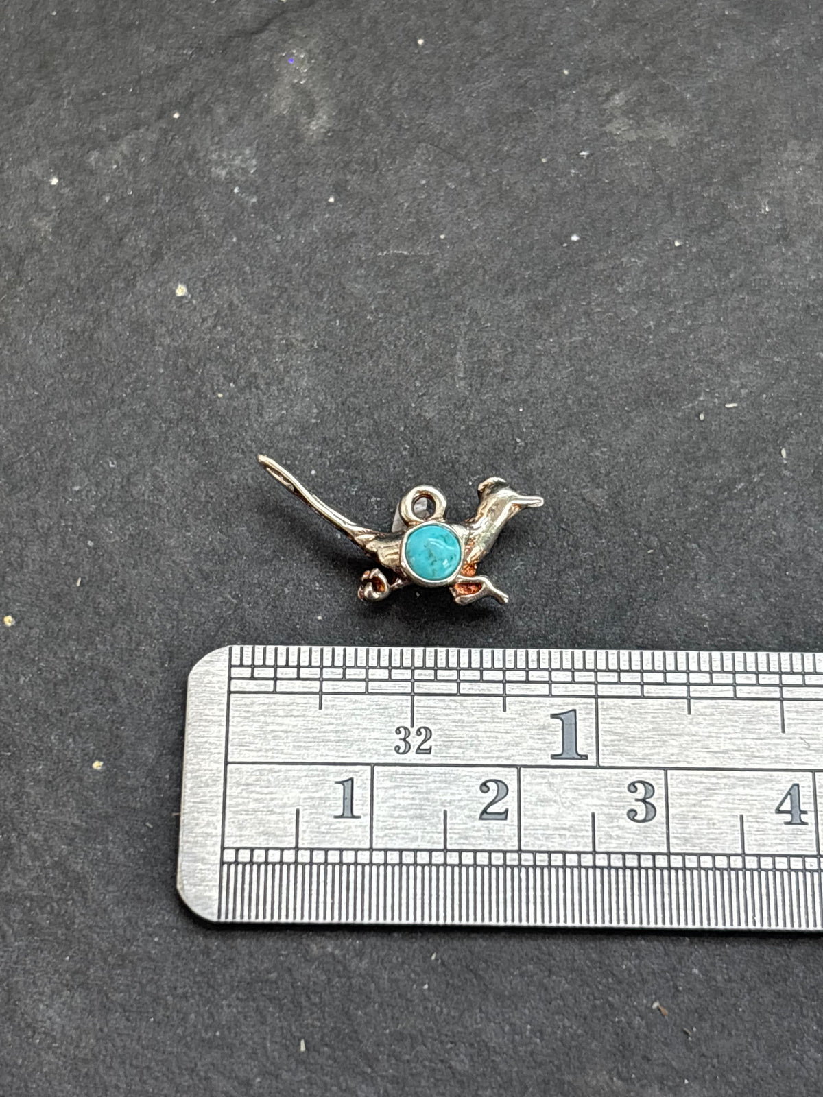 Kingman Turquoise Roadrunner Charm