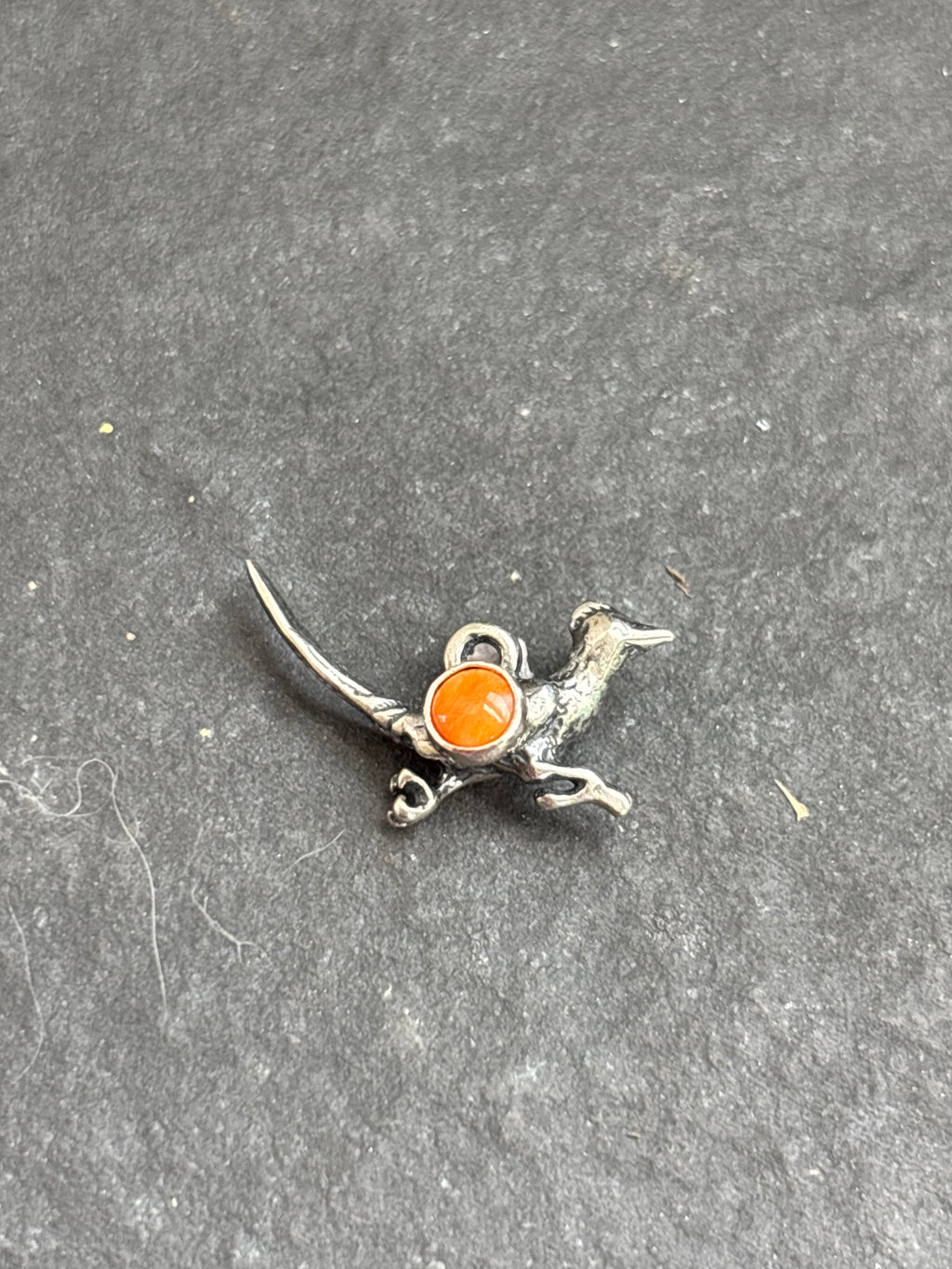 Orange Spiny Oyster Roadrunner Charm