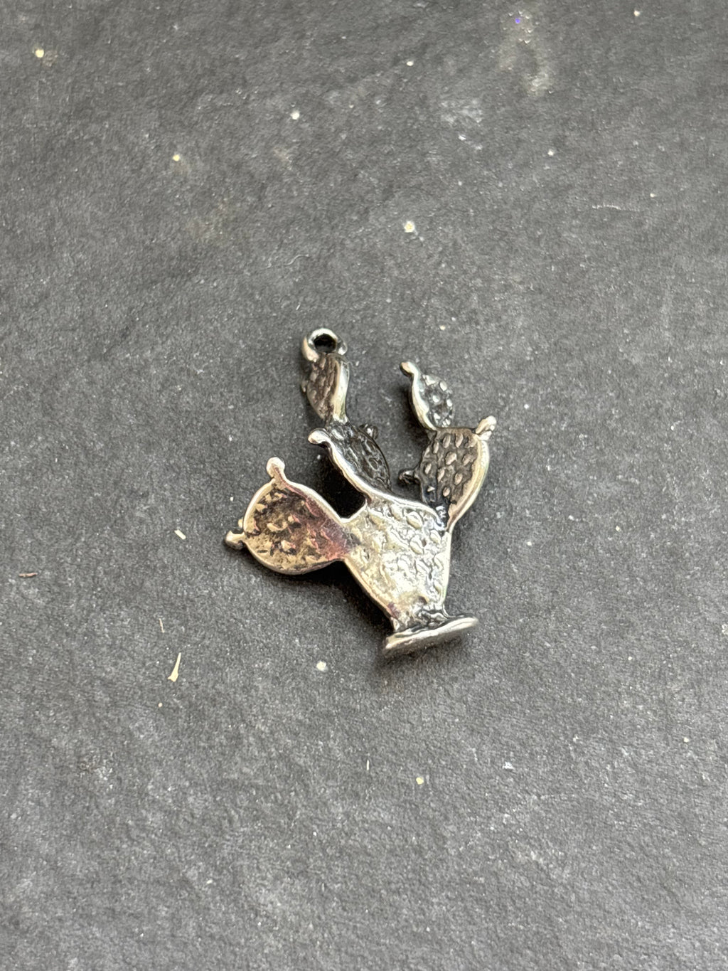Kingman Turquoise Prickly Pear Charm