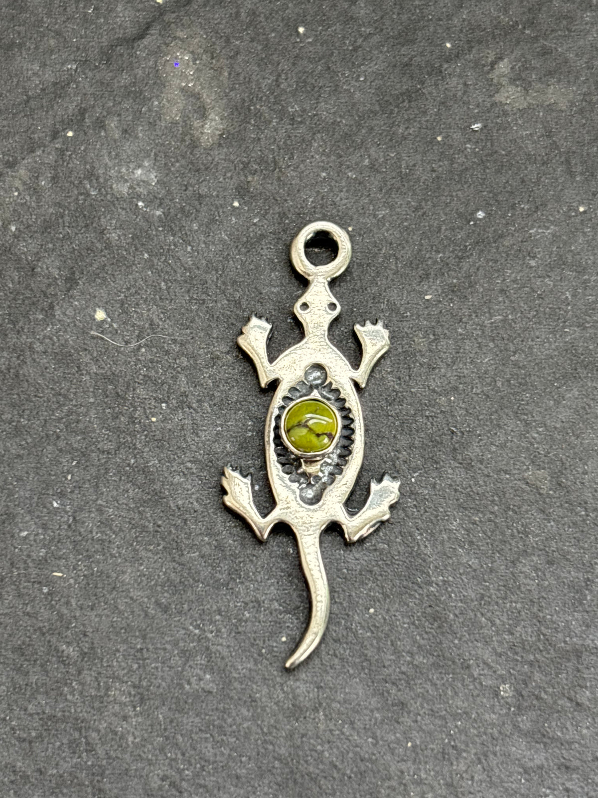 Sonoran Gold Storyteller Lizard Charm