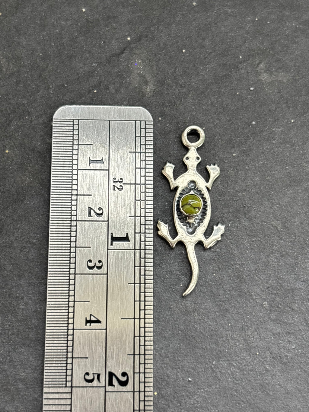 Sonoran Gold Storyteller Lizard Charm