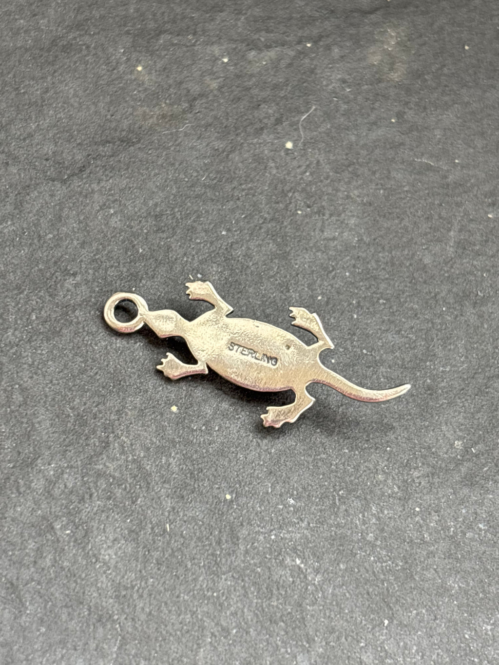 Red Spiny Oyster Storyteller Lizard Charm