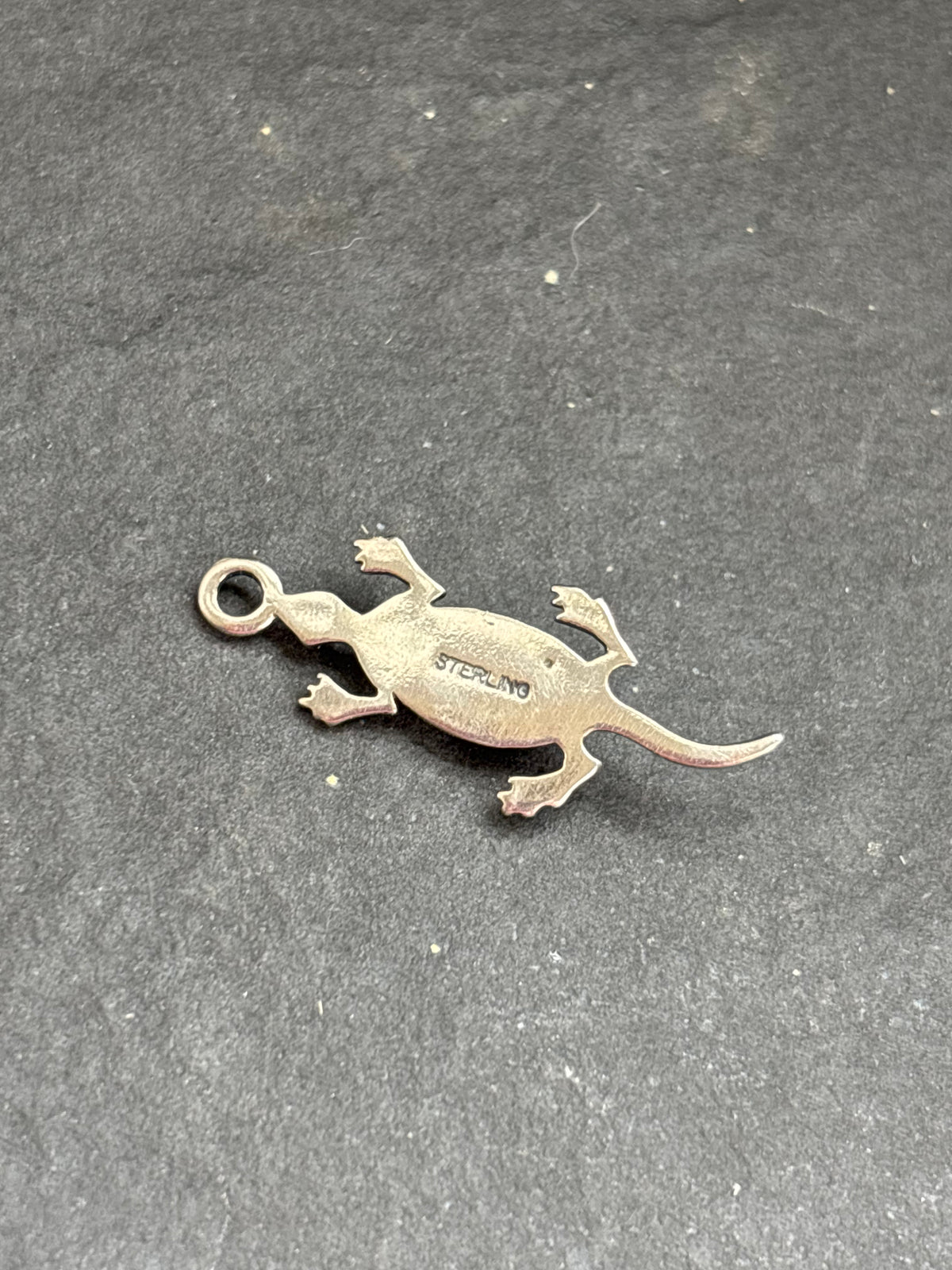 Red Spiny Oyster Storyteller Lizard Charm