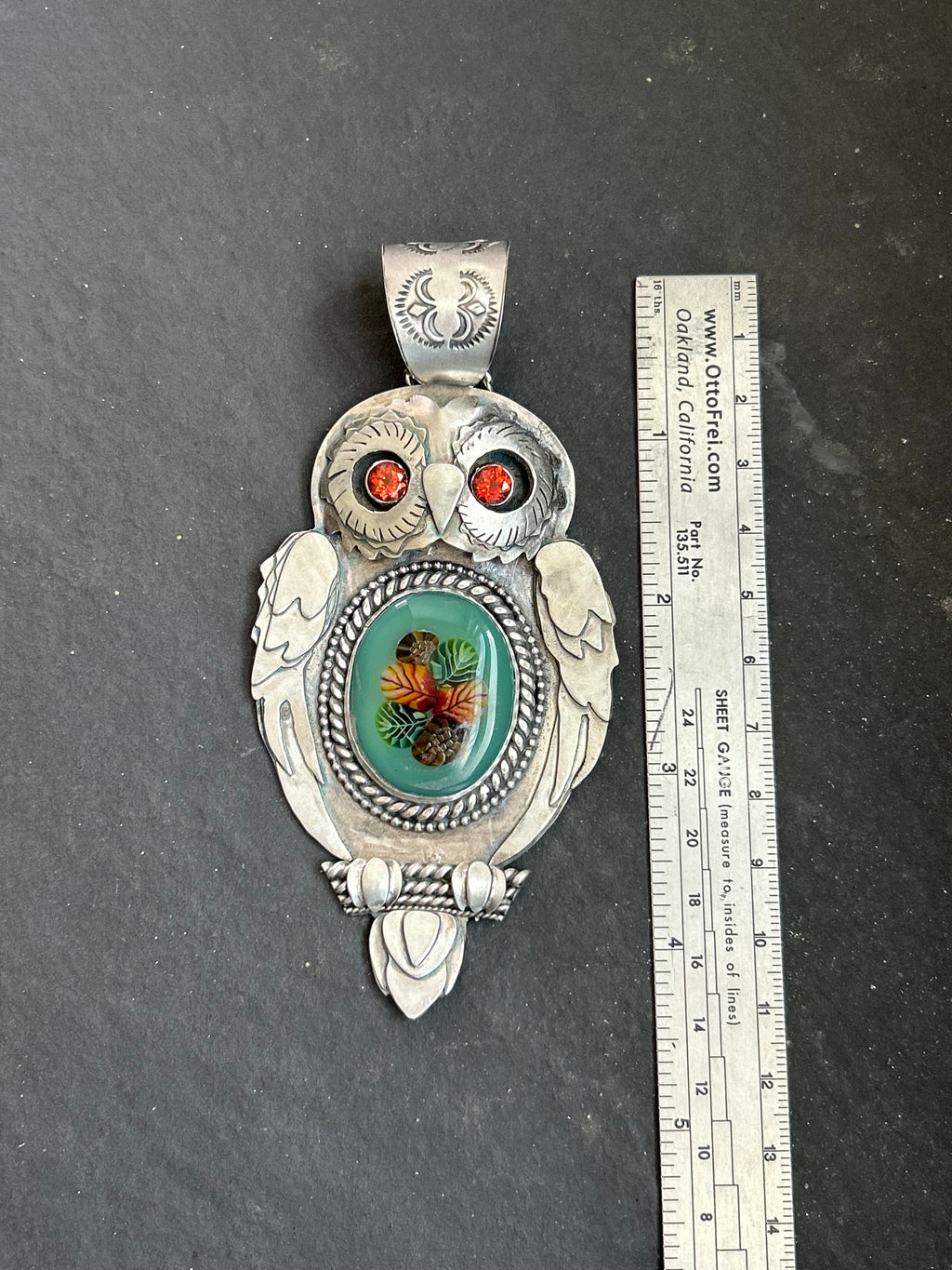 Autumn Owl Pendant