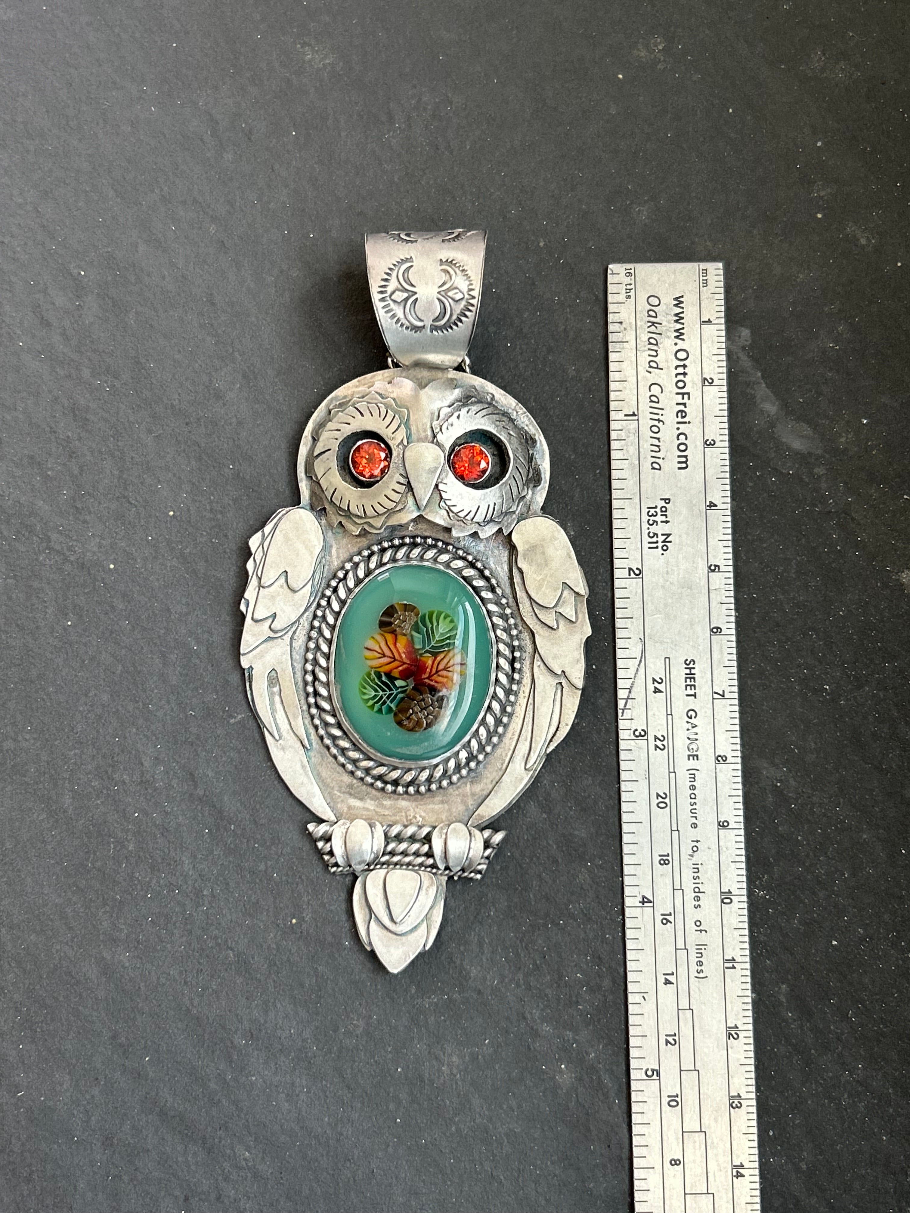 Autumn Owl Pendant